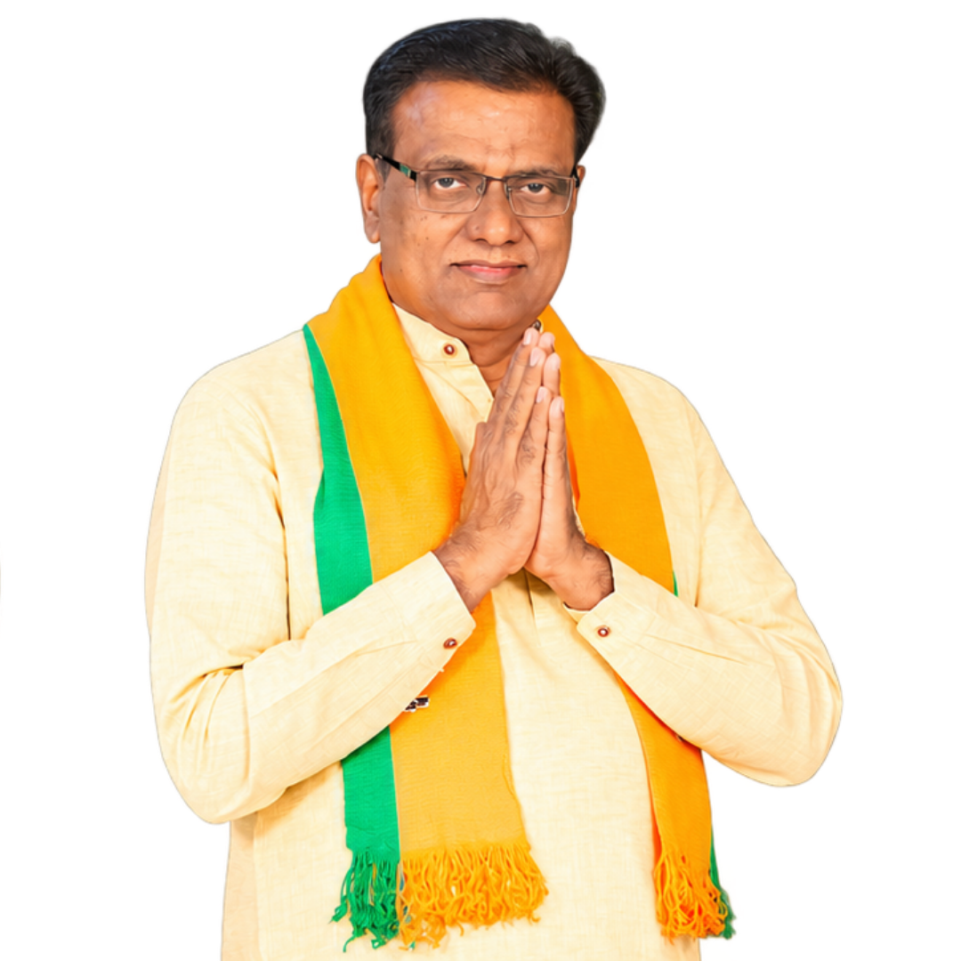 Portrait of N. V. Subhash, Chief Spokesperson, BJP Telangana